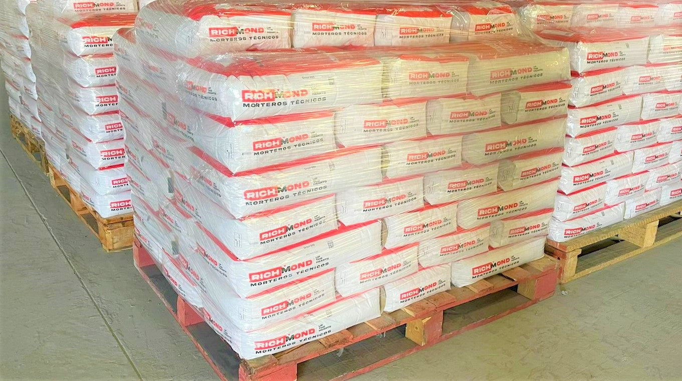 Mortero Autonivelante Richmond 700. Venta por palet