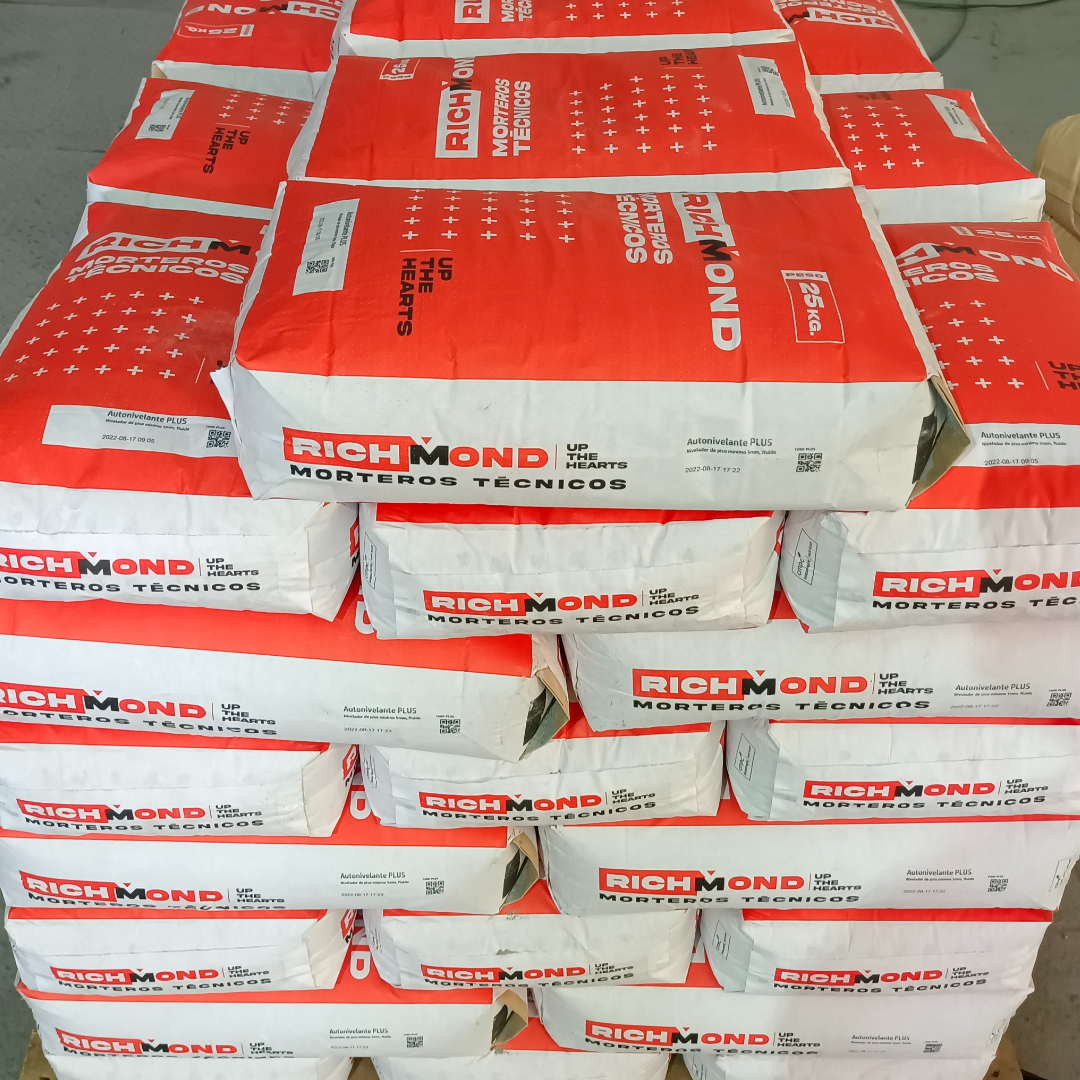 Mortero Autonivelante Richmond 700. Venta por palet